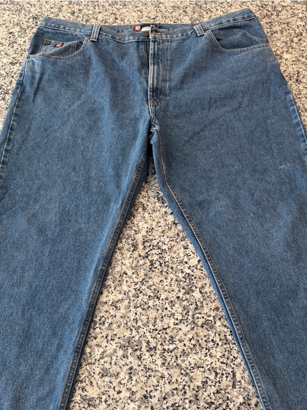Chaps Men's Blue Denim Jeans 46x32
